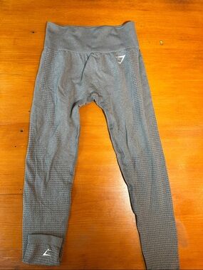 Gymshark Women’s Gray Seamless High-Waist Leggings